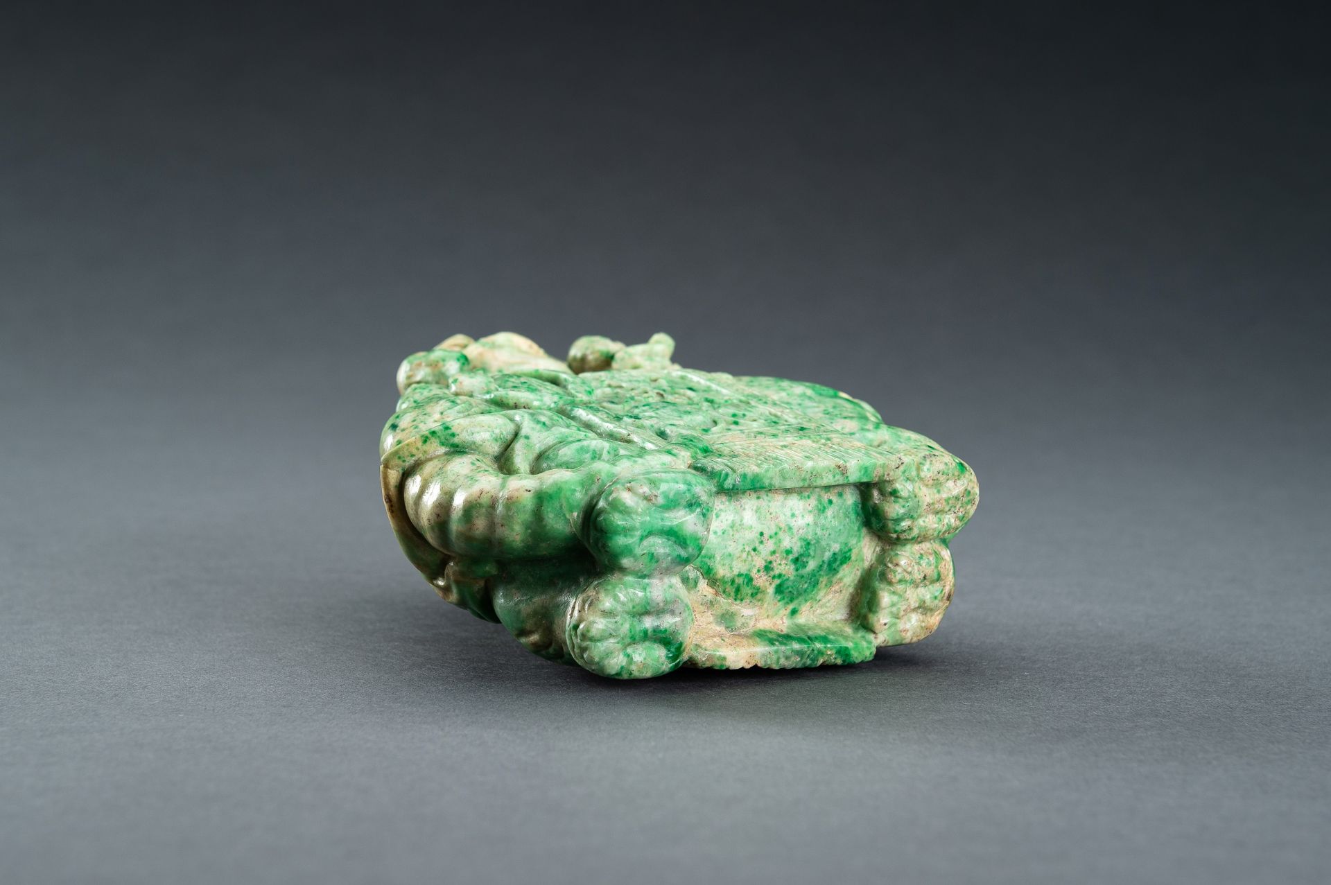 A JADEITE CARVING OF AN ELEPHANT AND BOYS, REPUBLIC PERIOD - Bild 13 aus 14