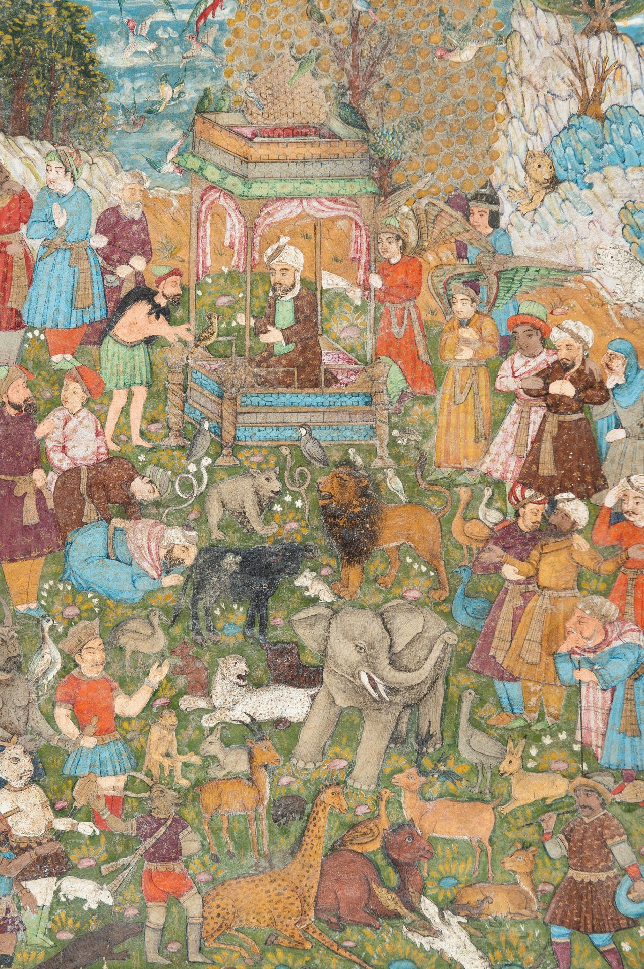 A LOT WITH TWO FINE MUGHAL MINIATURE PAINTINGS - Image 16 of 19