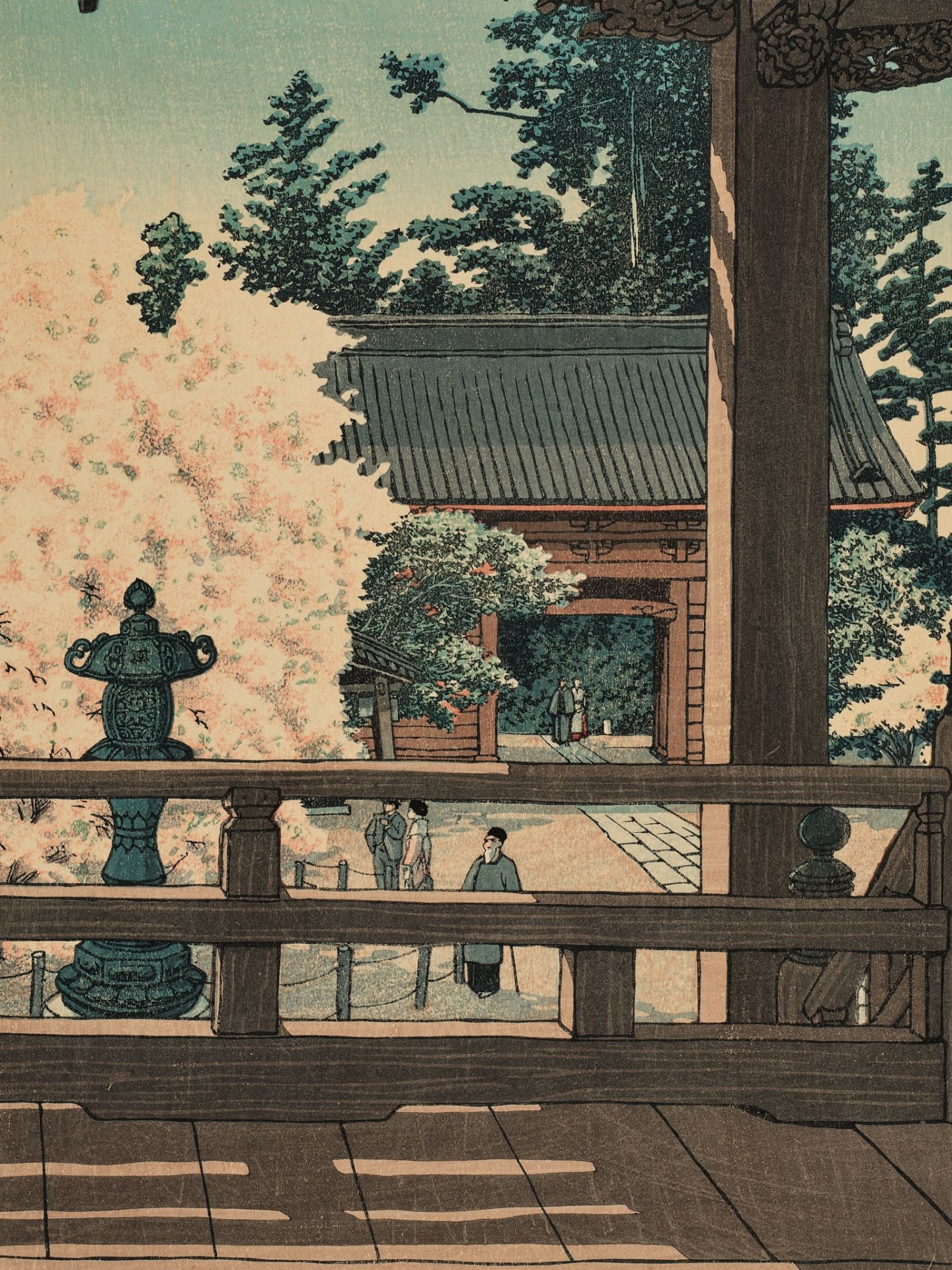 KAWASE HASUI (1883-1957), MYOHONJI TEMPLE, KAMAKURA - Bild 2 aus 5