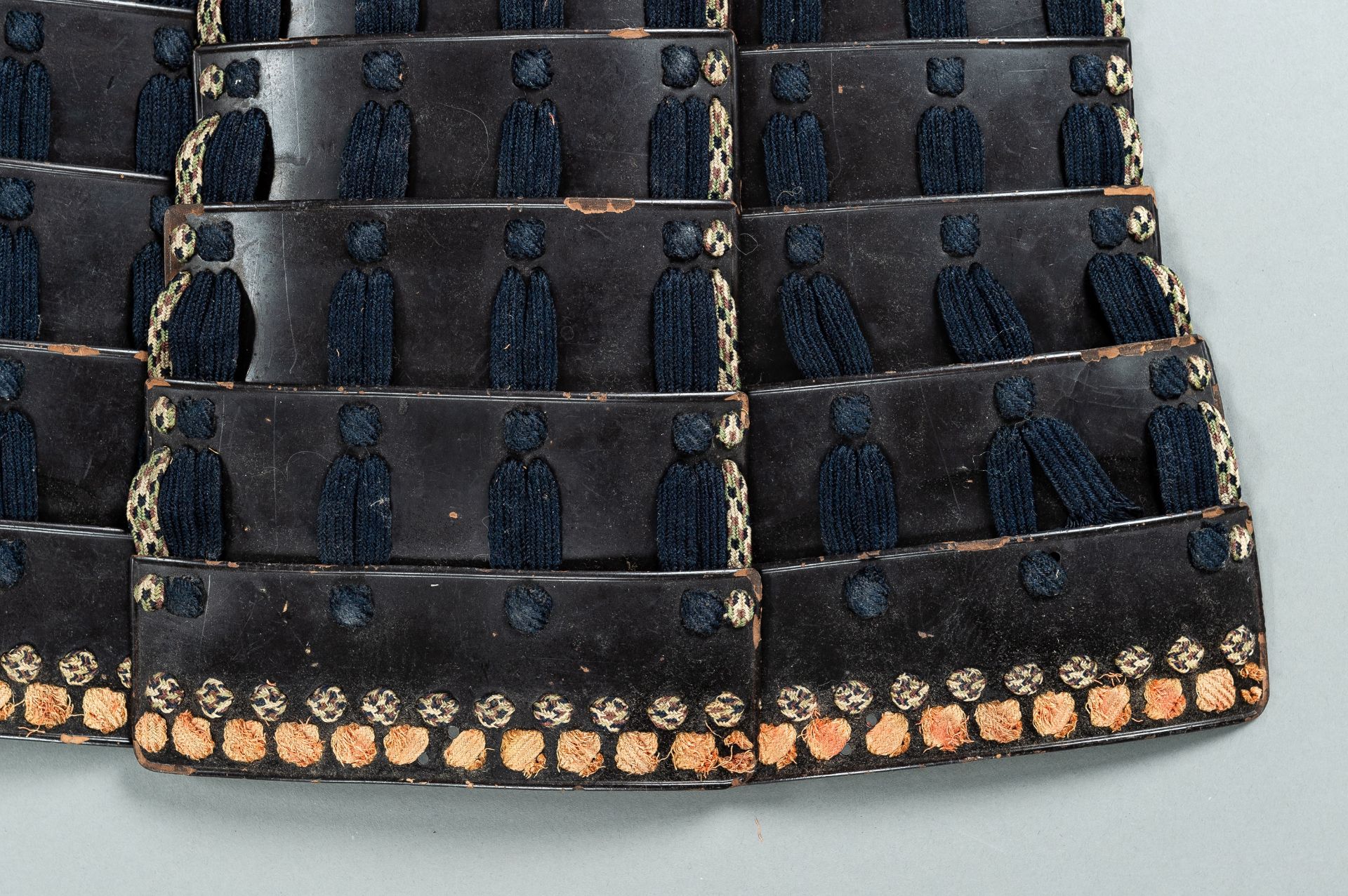 A YOKOHAGI OKEGAWA DO, CHEST ARMOR, DATED 1854 - Bild 9 aus 12