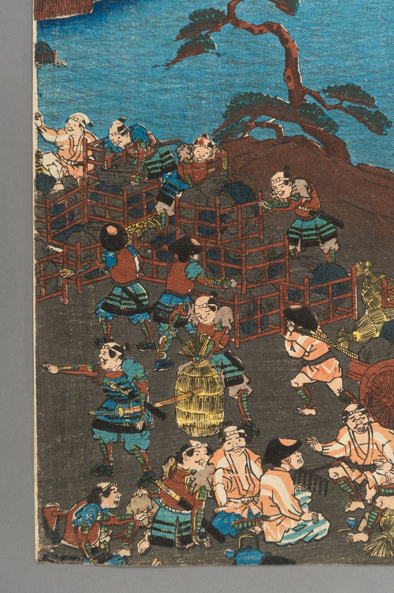 YOSHITORA: A TRIPTYCH OF FLOODING THE CASTLE OF AKAMATSU - Bild 14 aus 16