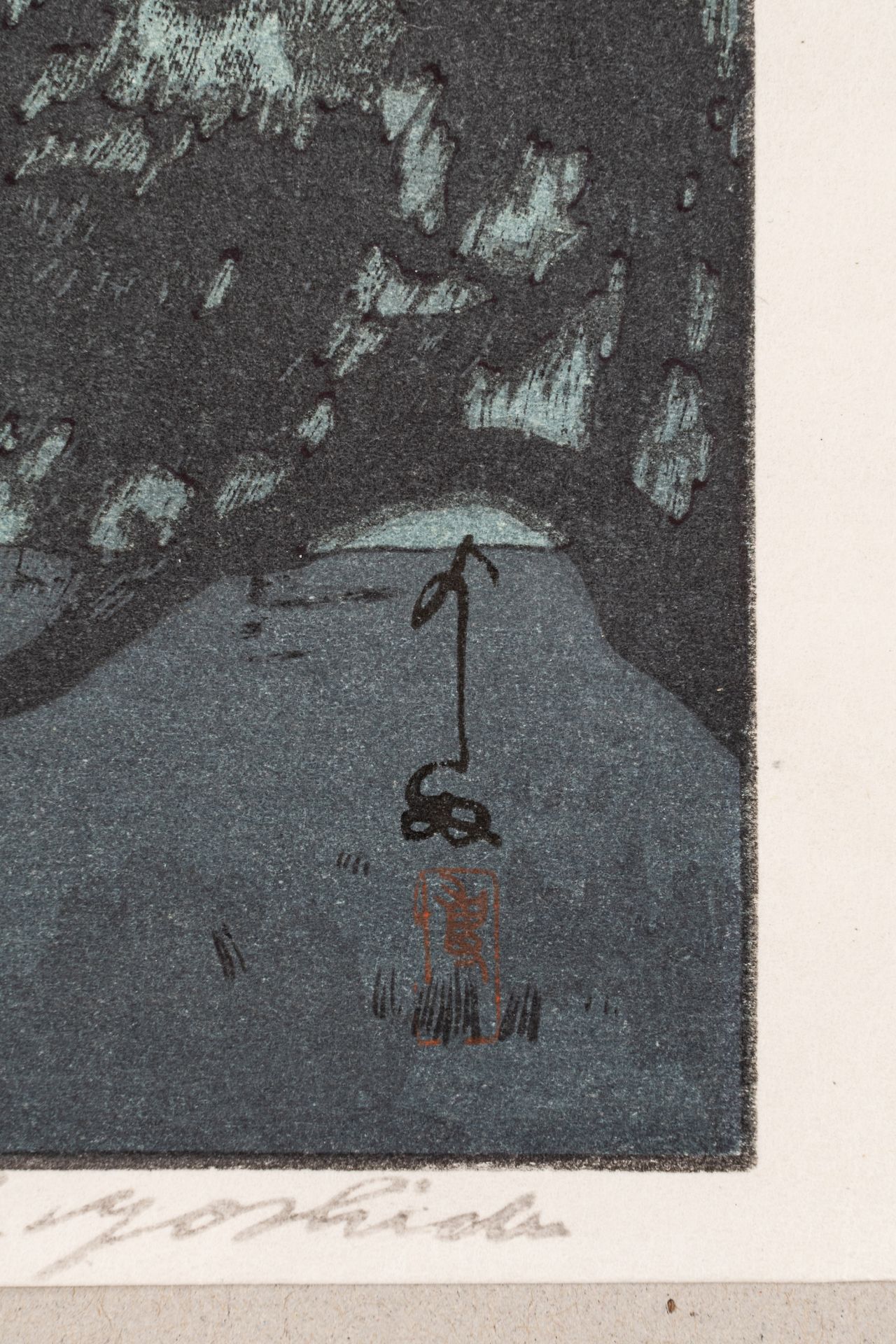 HIROSHI YOSHIDA (1876-1950), EVENING ON THE CHIKUGO RIVER - Bild 6 aus 8