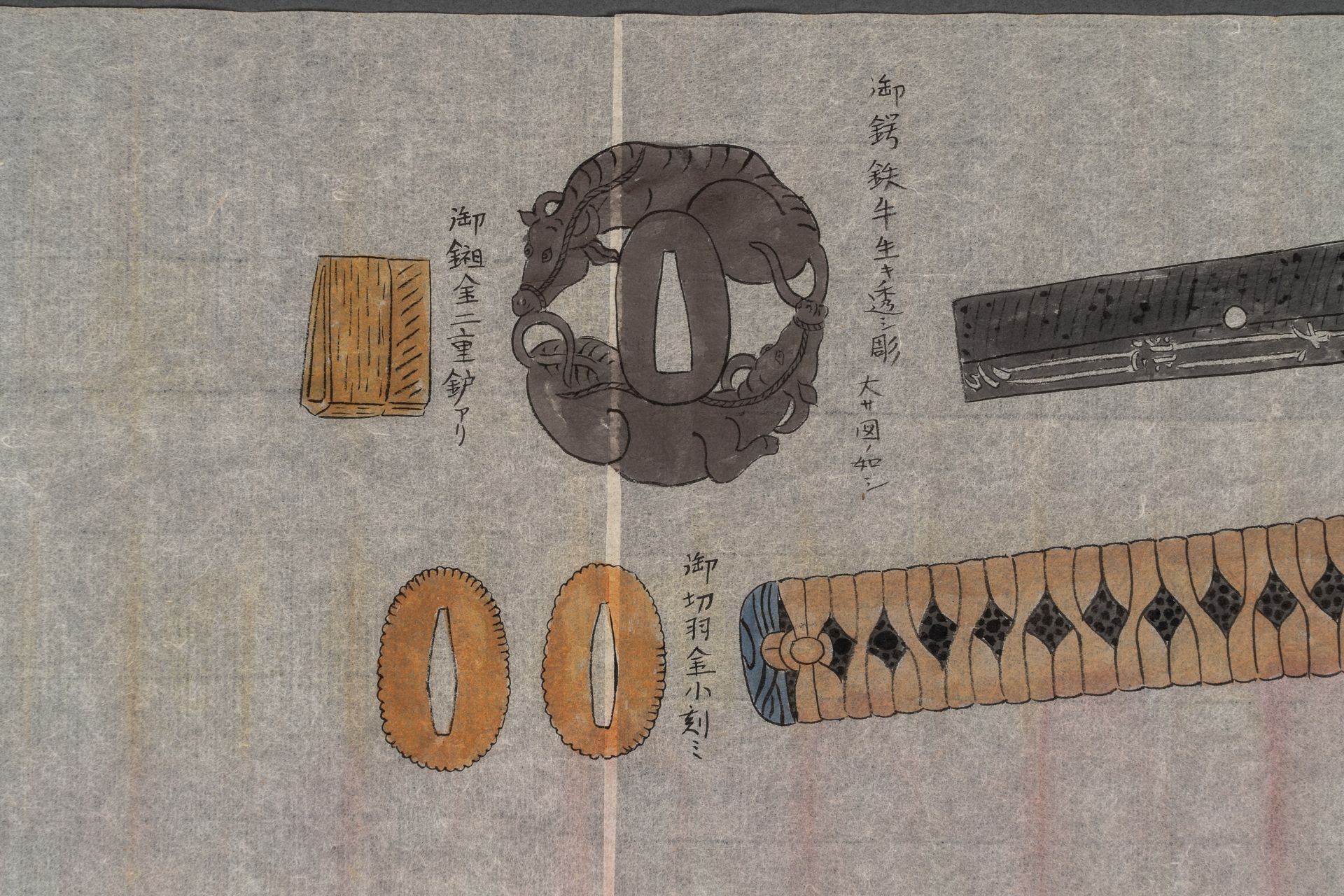 A MAKIMONO OF FAMOUS SWORDS, BAKUMATSU YEARS, 1853-1868 - Bild 6 aus 10