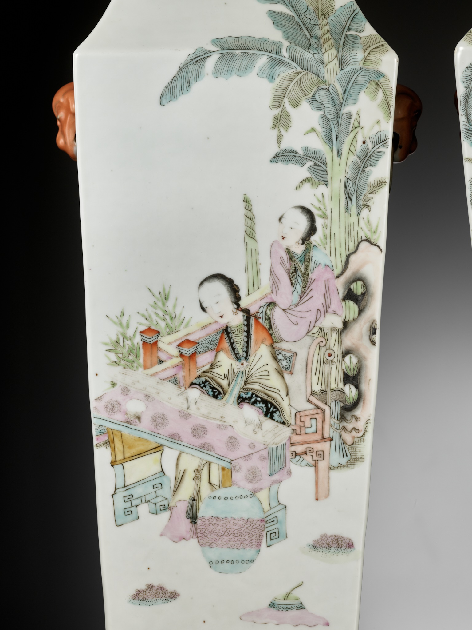 A PAIR OF LARGE QIANJIANG CAI VASES, BY FANG JIAZHEN, CHINA, DATED 1895 - Image 8 of 17
