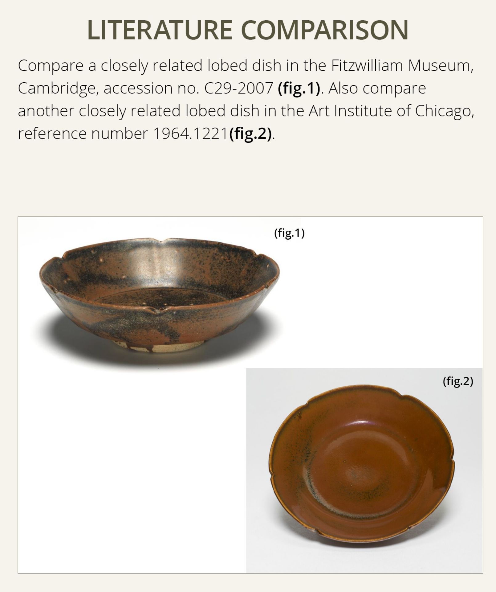 A BROWN-GLAZED FOLIATE-RIMMED DISH, LIAO TO EARLY SONG DYNASTY - Image 3 of 11
