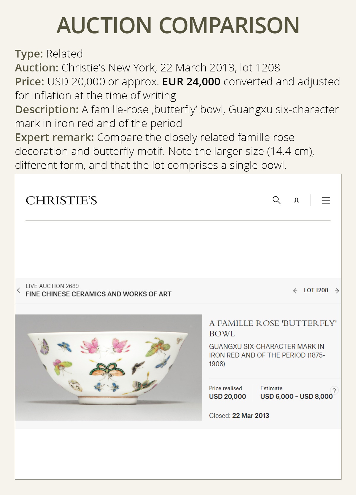 A SUPERB PAIR OF FAMILLE ROSE 'BUTTERFLY' BOWLS, GUANGXU MARKS AND PERIOD - Image 4 of 13