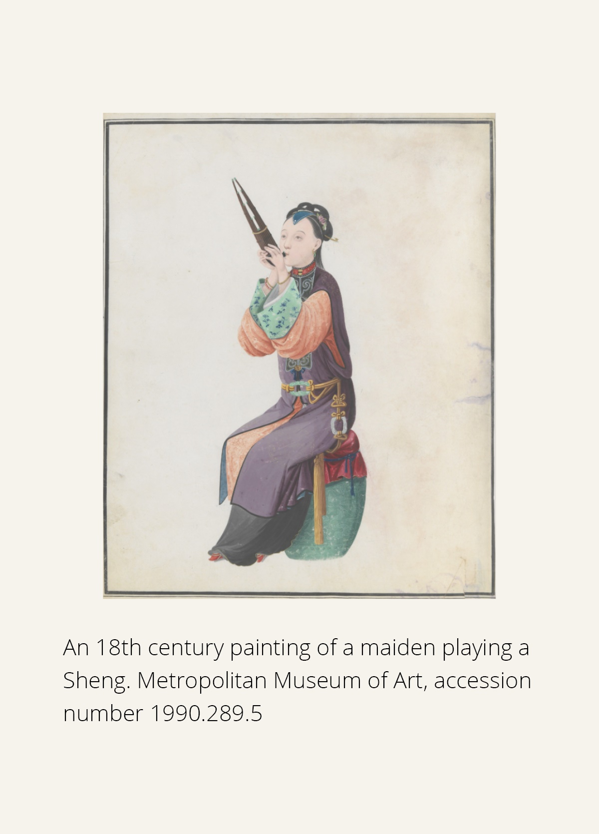 A POLYCHROME STUCCO FRESCO FRAGMENT DEPICTING A CELESTIAL MAIDEN, YUAN TO MING DYNASTY - Image 8 of 10