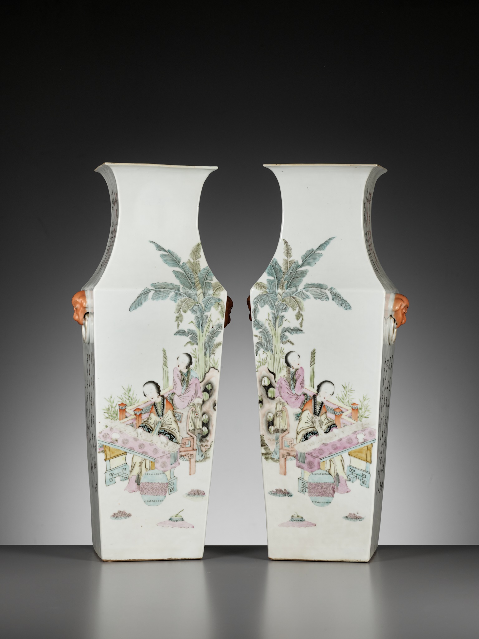 A PAIR OF LARGE QIANJIANG CAI VASES, BY FANG JIAZHEN, CHINA, DATED 1895 - Image 10 of 17