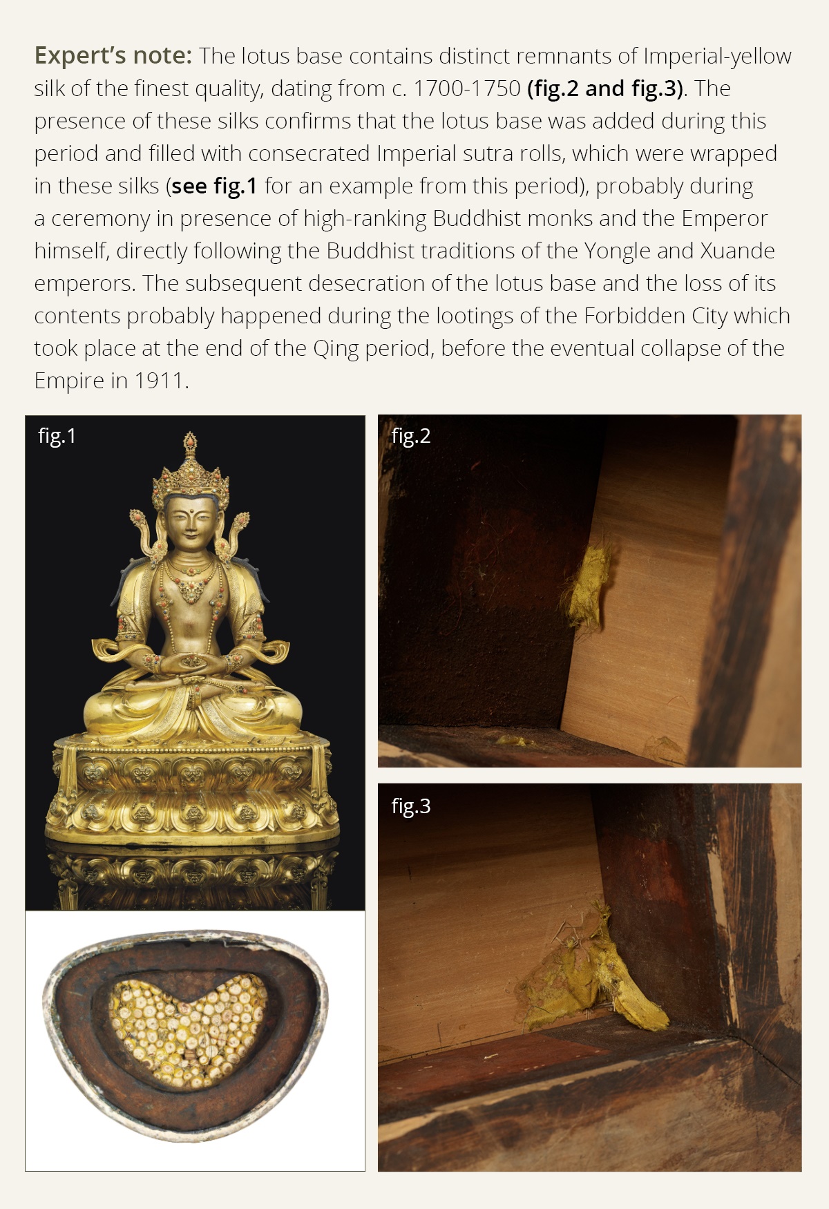 A LARGE AND HIGHLY IMPORTANT ZITAN AND GILT-LACQUERED STATUE OF SARIPUTRA, THE FIRST OF BUDDHA'S TWO - Image 12 of 26