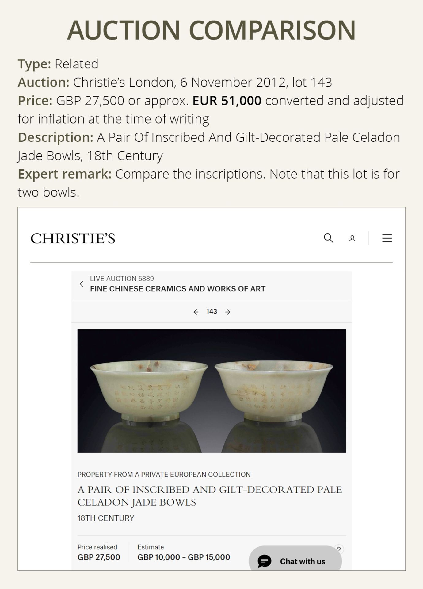 AN INSCRIBED AND TRANSLUCENT JADE 'ORCHIDS' BOWL, CHINA, 18th CENTURY - Bild 10 aus 18