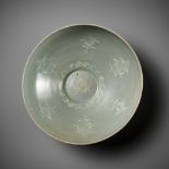 AN INLAID CELADON STONEWARE BOWL, GORYEO DYNASTY