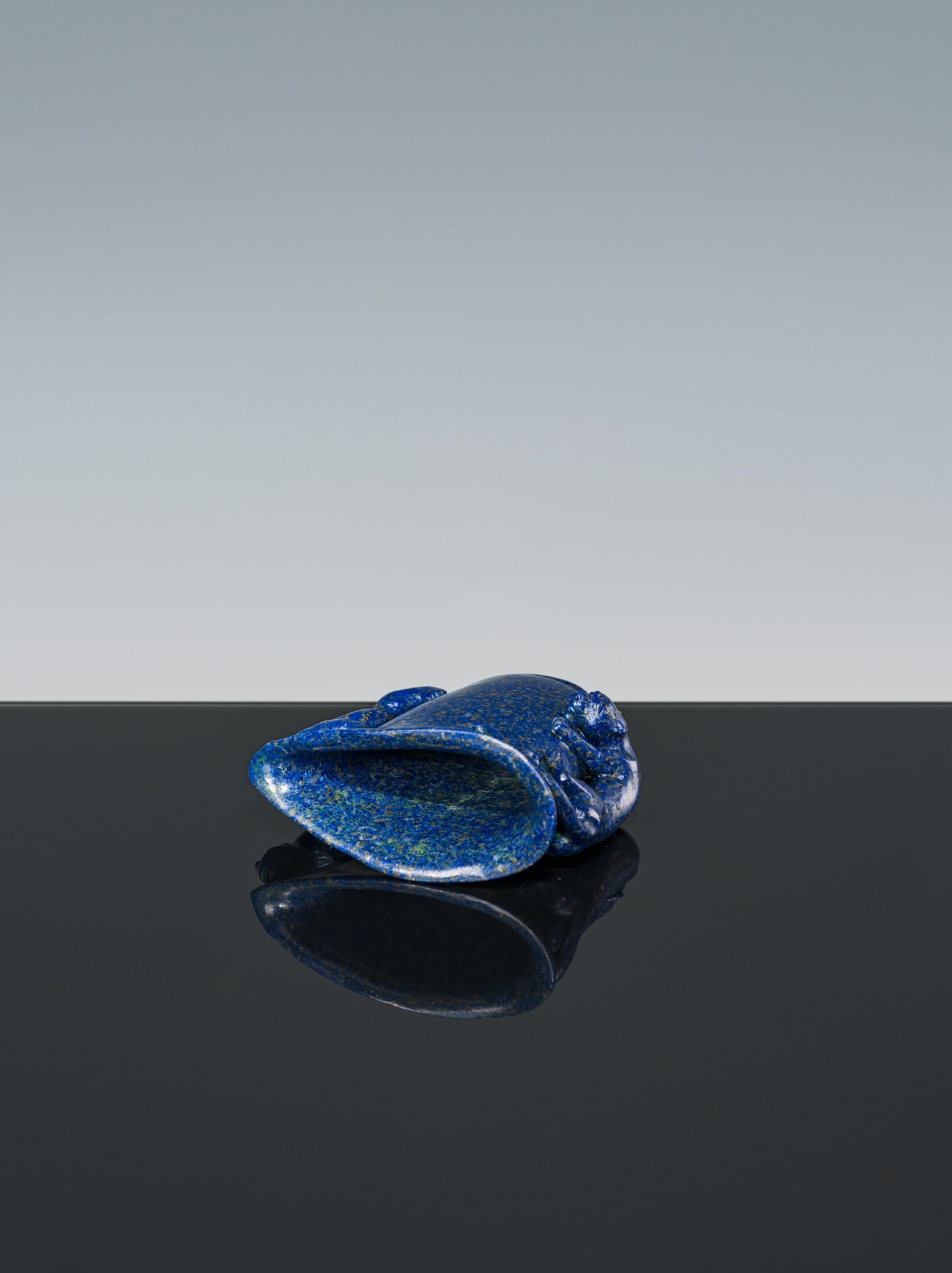 A LAPIS LAZULI 'CHILONG' LIBATION CUP, LATE QING DYNASTY - Image 9 of 10