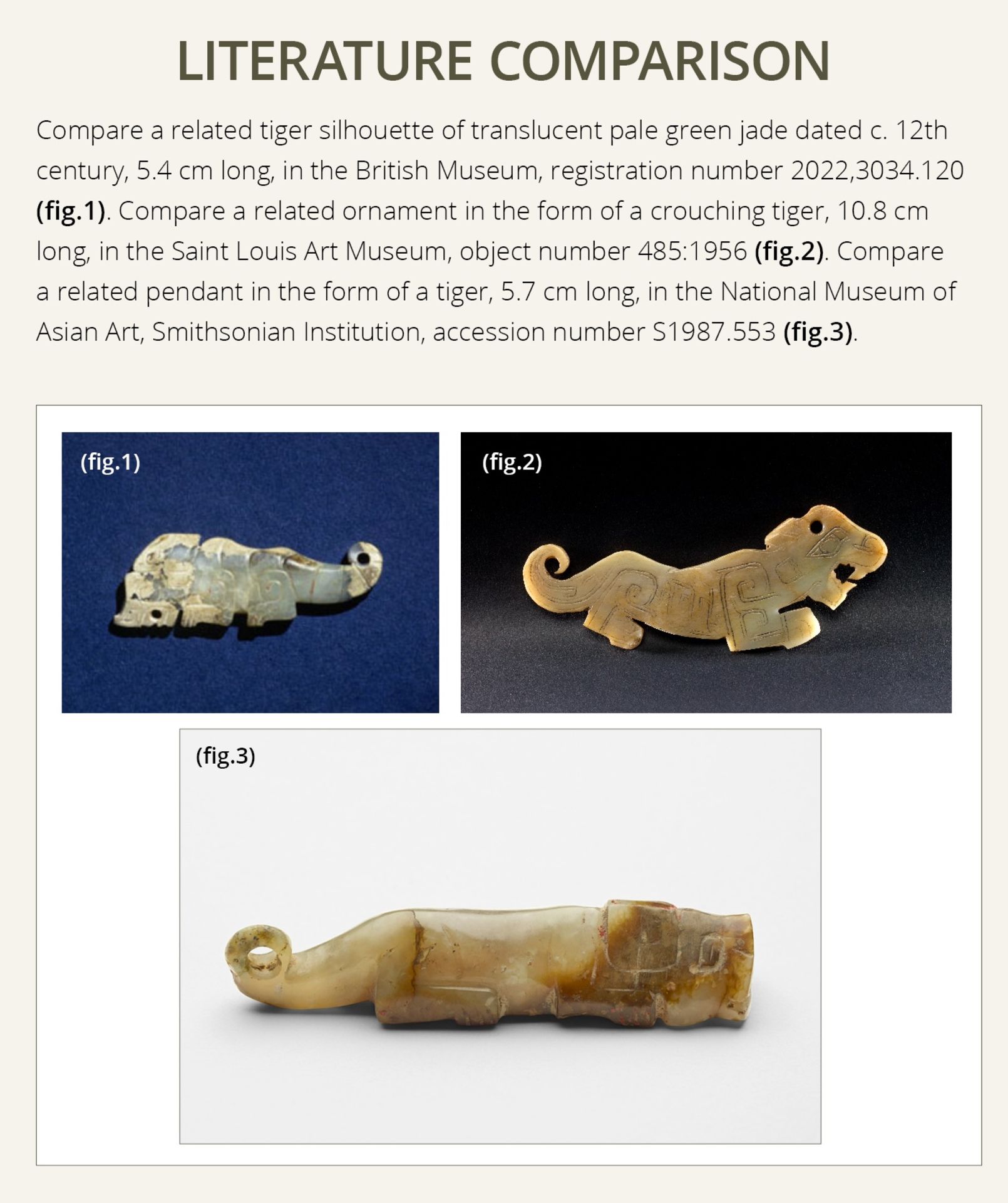 A YELLOW JADE 'TIGER' PENDANT, LATE SHANG TO WESTERN ZHOU DYNASTY - Bild 9 aus 15