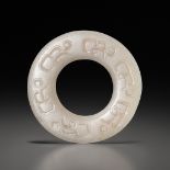 A JADE RING, HUAN, EASTERN ZHOU DYNASTY