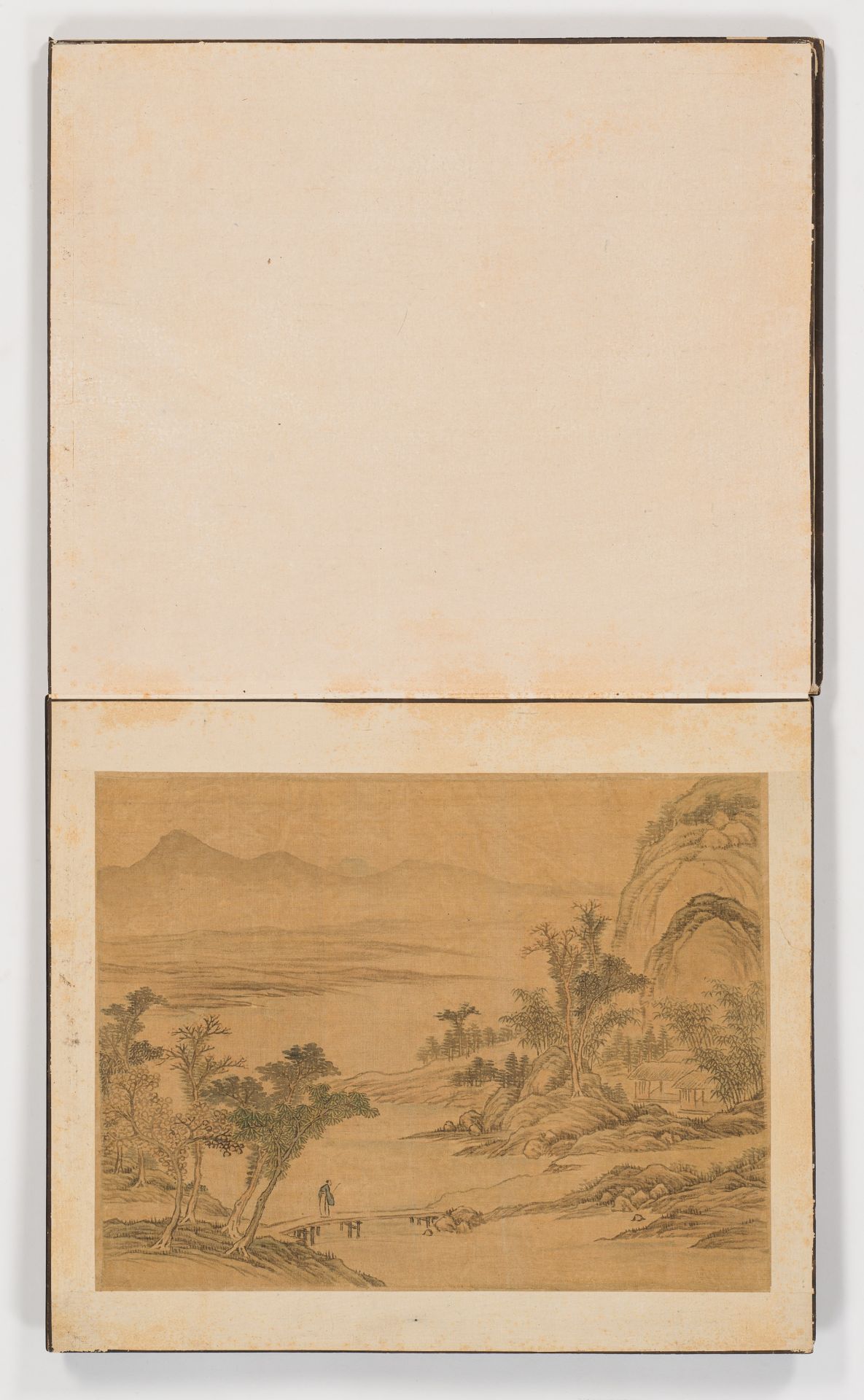 ATTRIBUTED TO YANG JIN (1644-1728): AN EIGHT LEAF ALBUM WITH LANDSCAPES - Bild 14 aus 20
