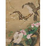 UNKOKU TORYU (1804-1895): 'EAGLES AND FLOWERS'