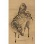 MORI SOSEN (1747-1821): 'DEER AND MONKEY'