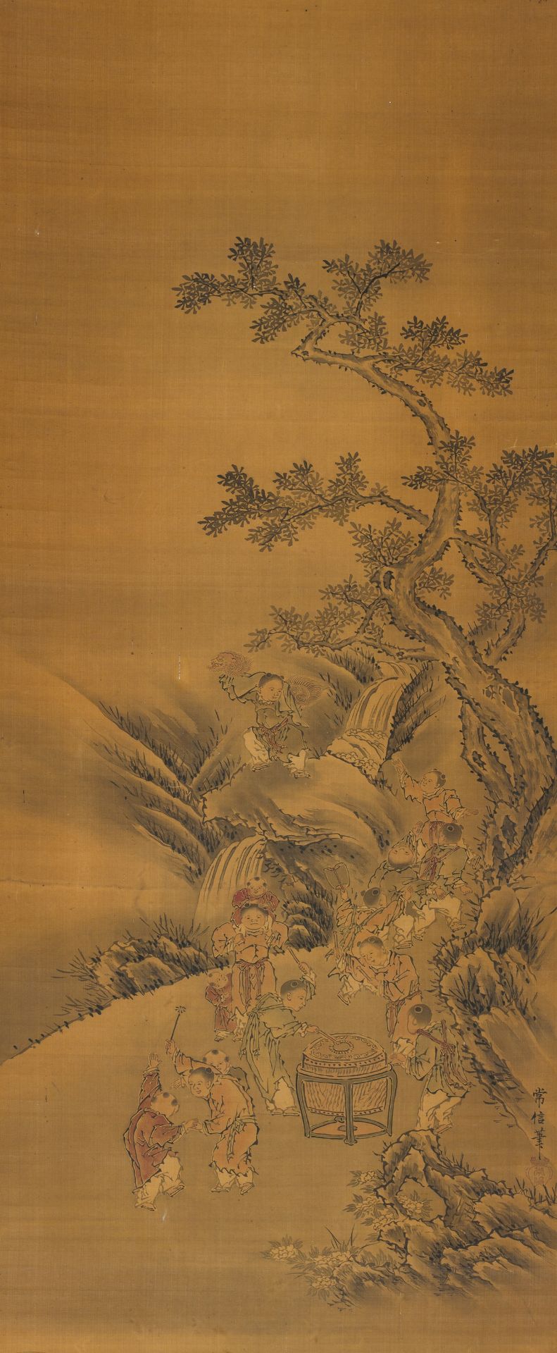 KANO TSUNENOBU (1636-1713): 'KARAKO BOYS AT PLAY' - Image 2 of 6