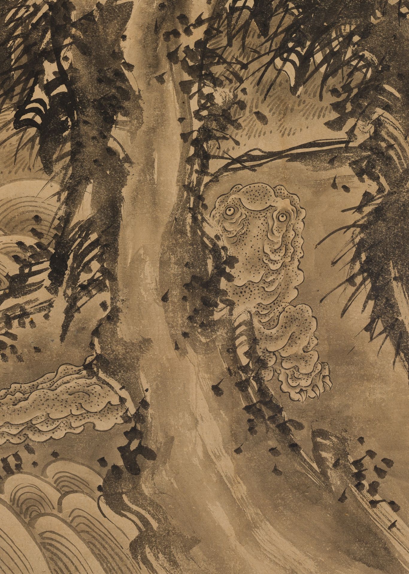 SOGA SHOHAKU (1730-1781): AN IMPORTANT SET OF FIVE SCROLL PAINTINGS WITH BIRDS OF PREY - Bild 12 aus 33