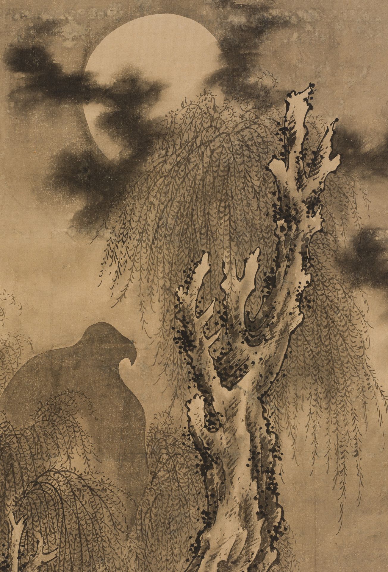 SOGA SHOHAKU (1730-1781): AN IMPORTANT SET OF FIVE SCROLL PAINTINGS WITH BIRDS OF PREY - Bild 29 aus 33