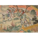 AFTER QIU YING (1494-1552): 'SPRING MORNING IN THE HAN PALACE'