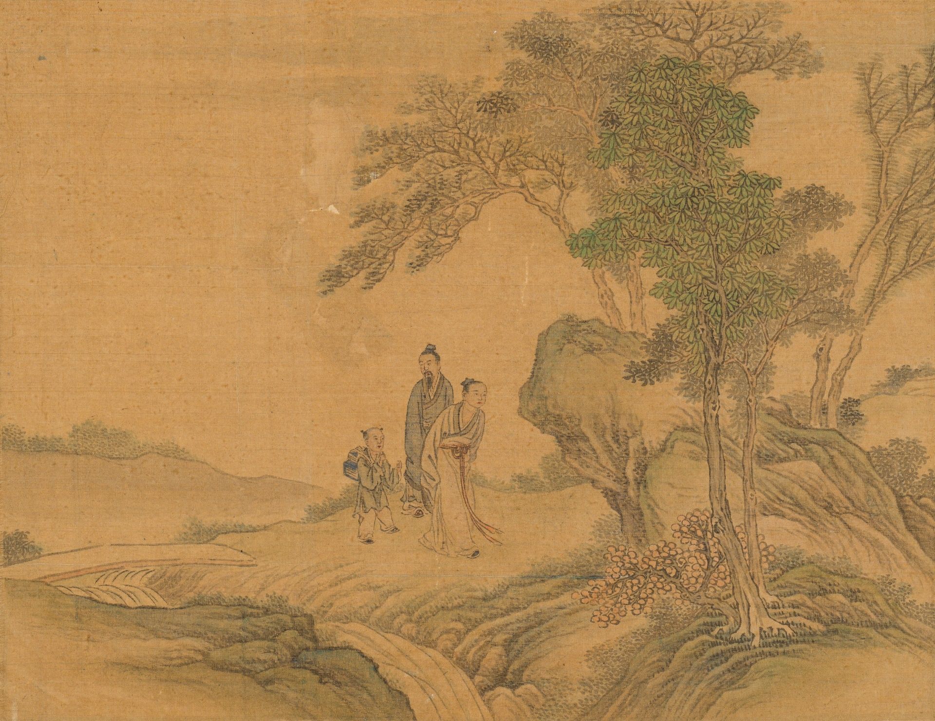 ATTRIBUTED TO YANG JIN (1644-1728): AN EIGHT LEAF ALBUM WITH LANDSCAPES - Bild 8 aus 20