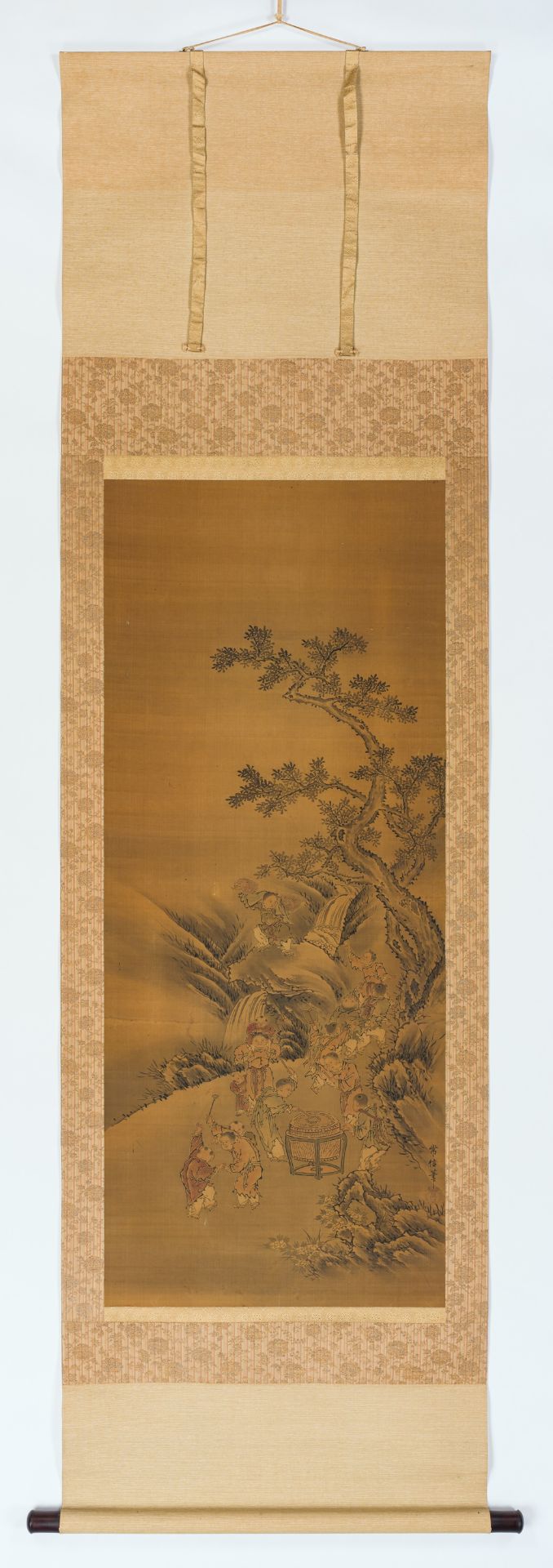 KANO TSUNENOBU (1636-1713): 'KARAKO BOYS AT PLAY' - Image 5 of 6