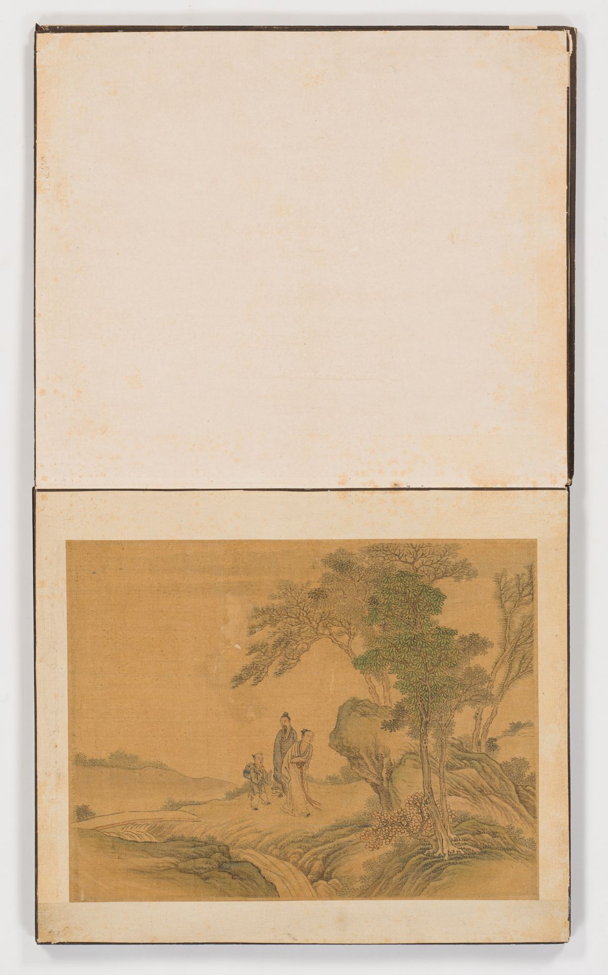 ATTRIBUTED TO YANG JIN (1644-1728): AN EIGHT LEAF ALBUM WITH LANDSCAPES - Bild 16 aus 20