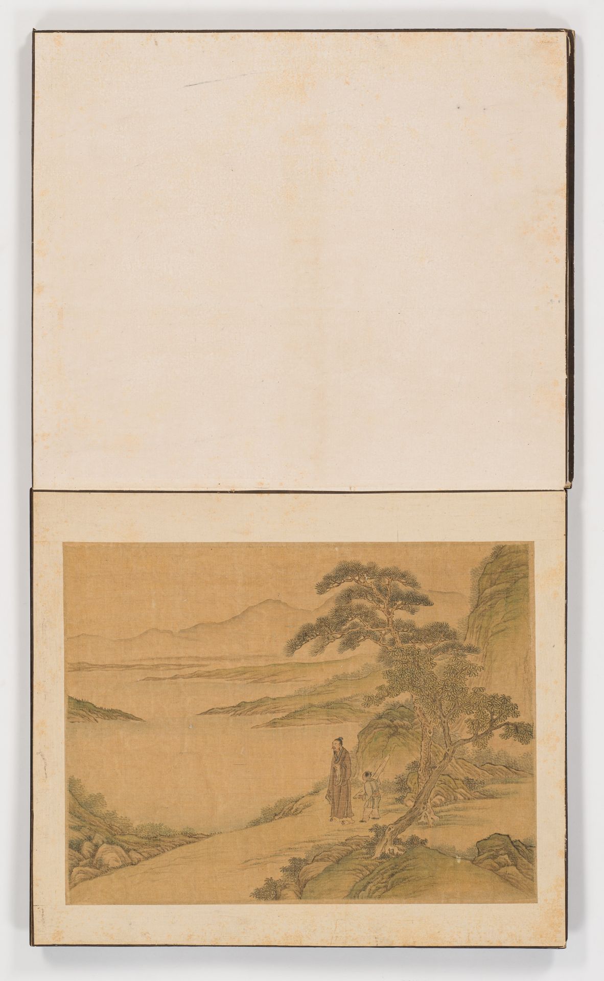 ATTRIBUTED TO YANG JIN (1644-1728): AN EIGHT LEAF ALBUM WITH LANDSCAPES - Bild 12 aus 20