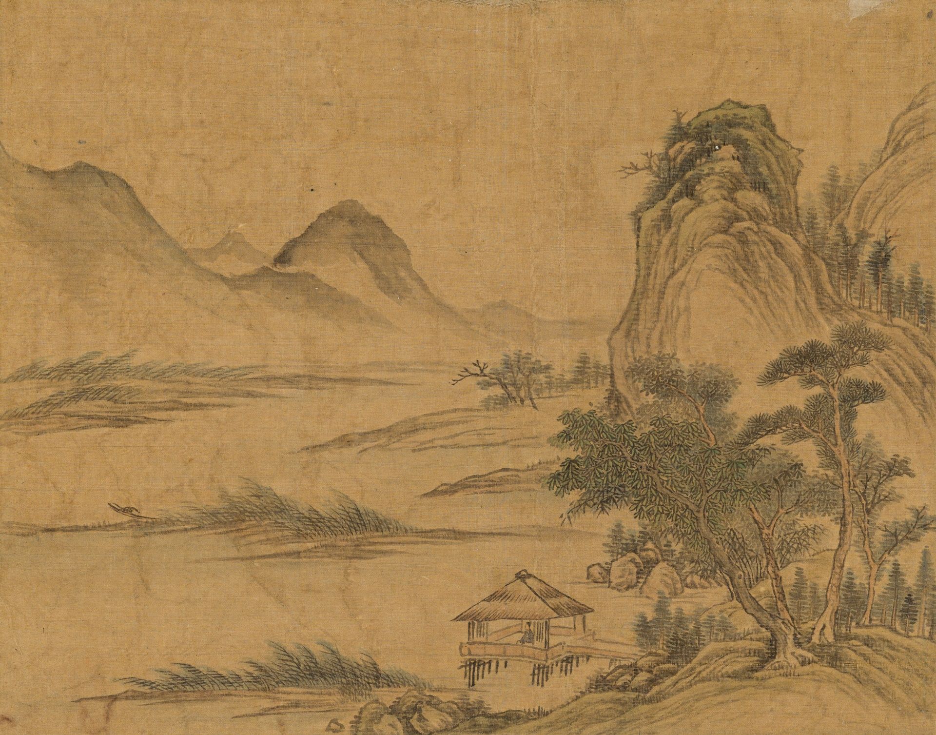 ATTRIBUTED TO YANG JIN (1644-1728): AN EIGHT LEAF ALBUM WITH LANDSCAPES - Bild 10 aus 20