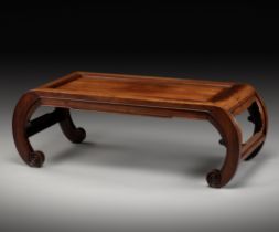 A HUANGHUALI KANG TABLE, CHINA, LAST QUARTER OF THE 18TH CENTURY