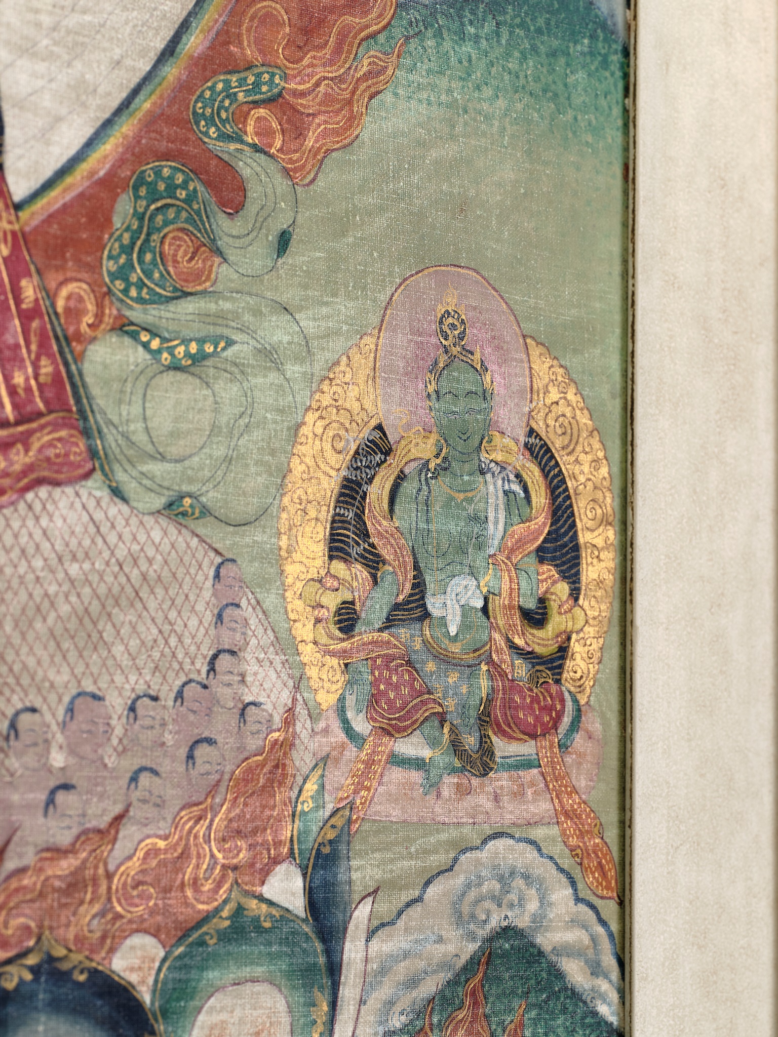 A THANGKA OF USHNISHA SITATAPATRA, TIBET, 18TH-19TH CENTURY - Image 9 of 12