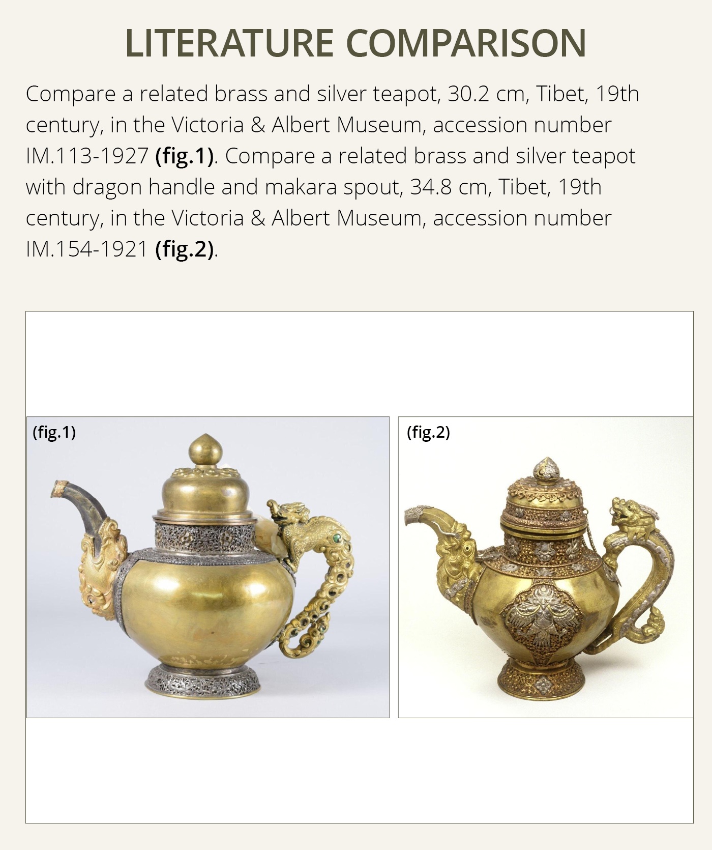 A MASSIVE SILVERED-COPPER RITUAL TEAPOT AND COVER, TIBET, 19TH CENTURY - Image 9 of 15