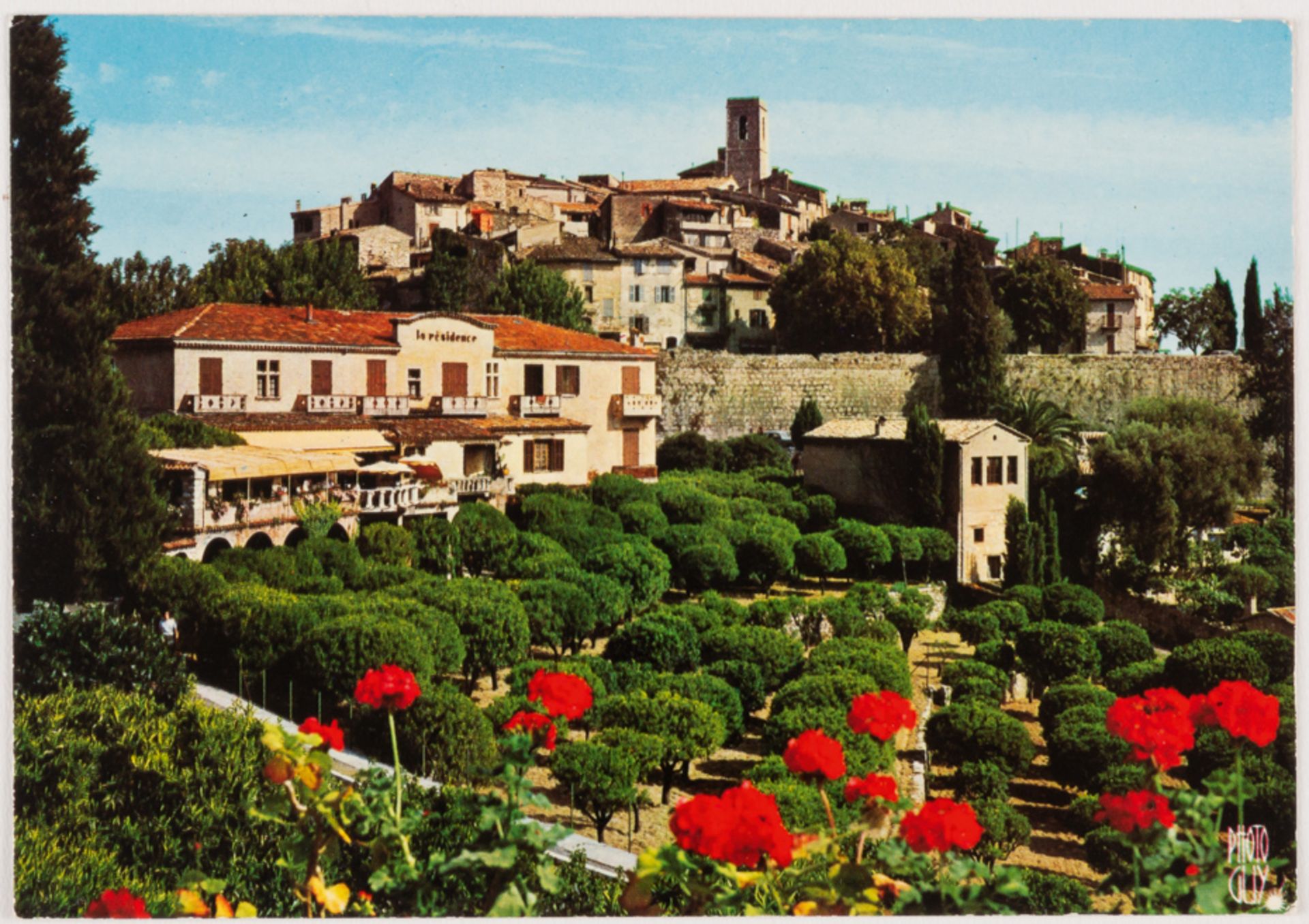 POSTCARD OF MARC CHAGALL'S WIFE VAVA, DATED 01/15/1972 - Image 2 of 2