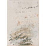 Cy TWOMBLY (1928-2011), Disegni Palazzo Ancaiani, Poster, 1980