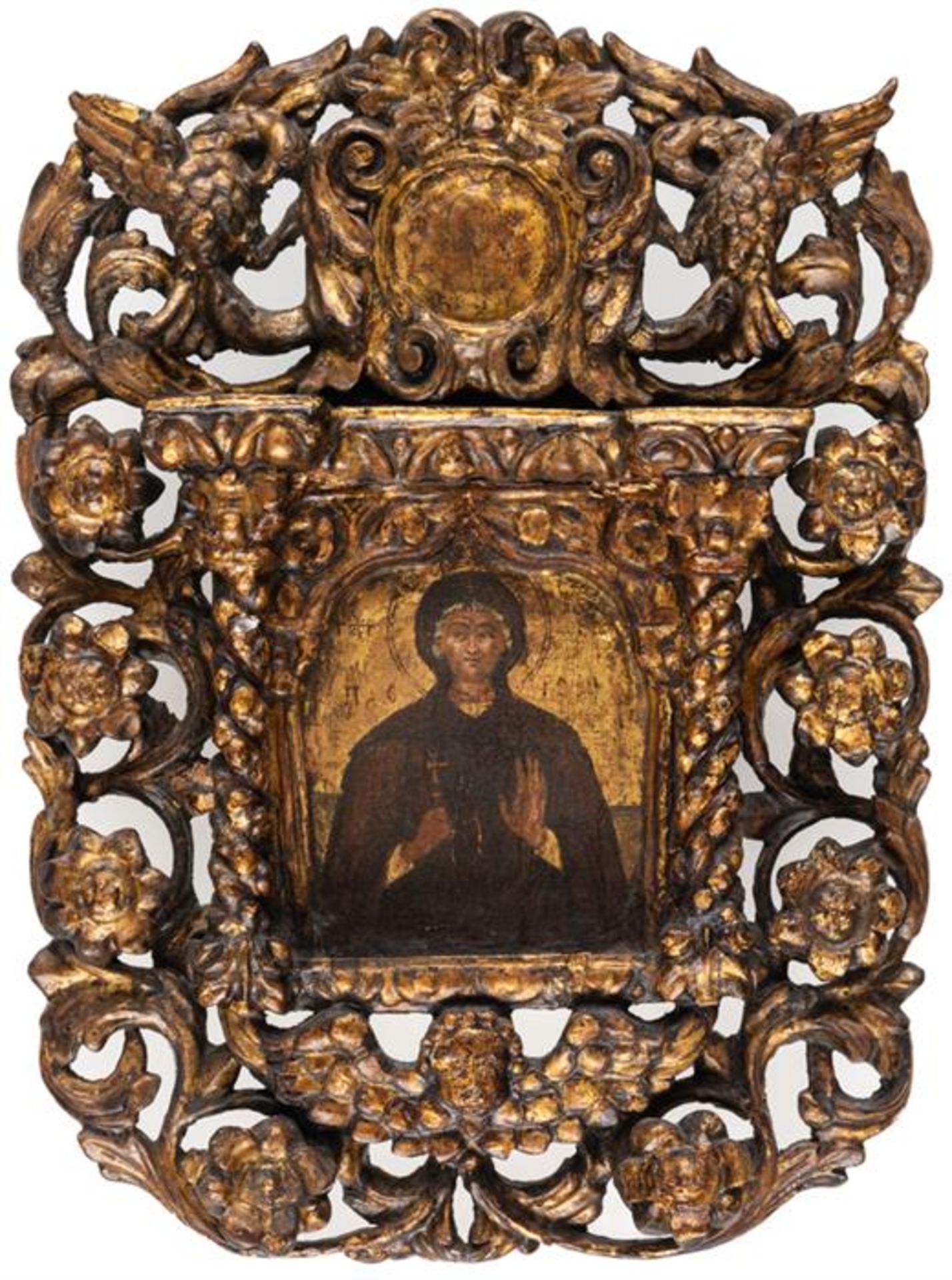 GREEK ICON SHOWING ST. PARASKEVA