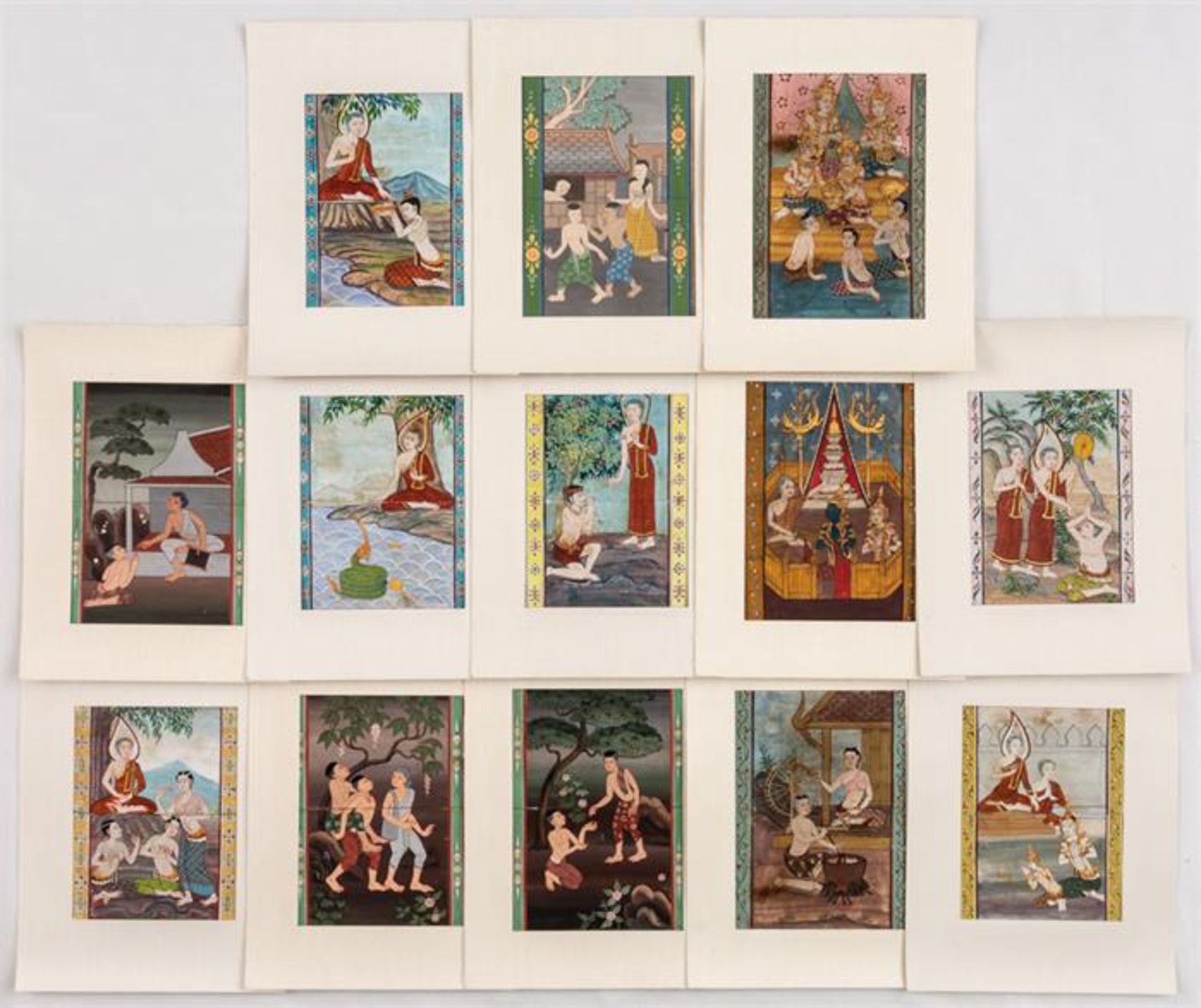 13 INDIAN MINIATURES