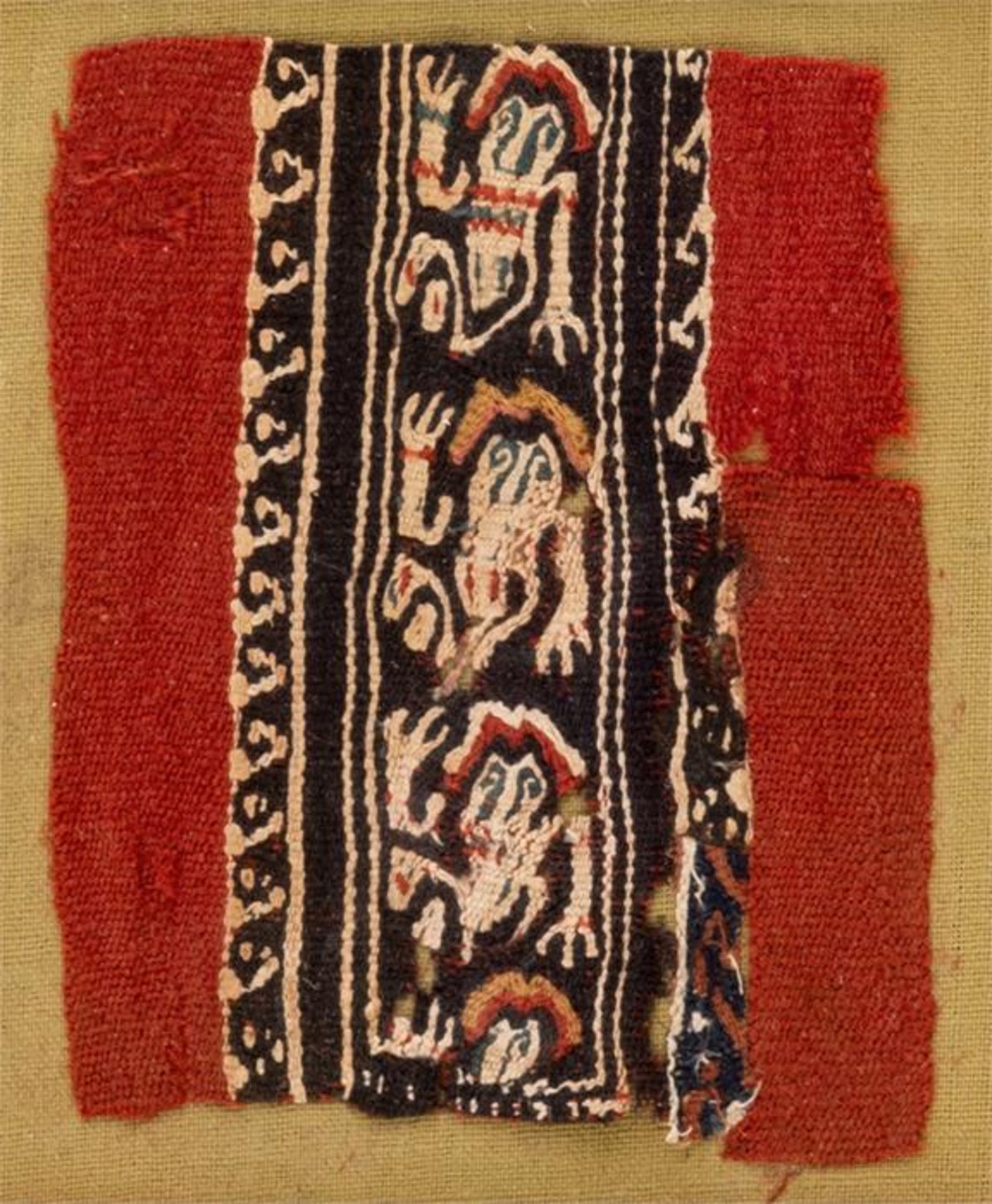 KOPTISCHES TEXTIL-FRAGMENT, Ägypten, wohl 2.-6. Jh.