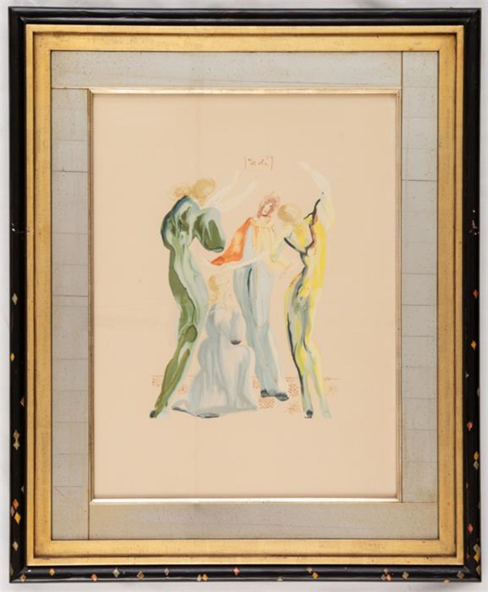 Salvador DALI (1904-1989), La Danse, Grosse Farblithographie, in der Platte signiert