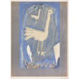 Georges BRAQUE (1882-1963), Deux paons, Farblithographie, 1952