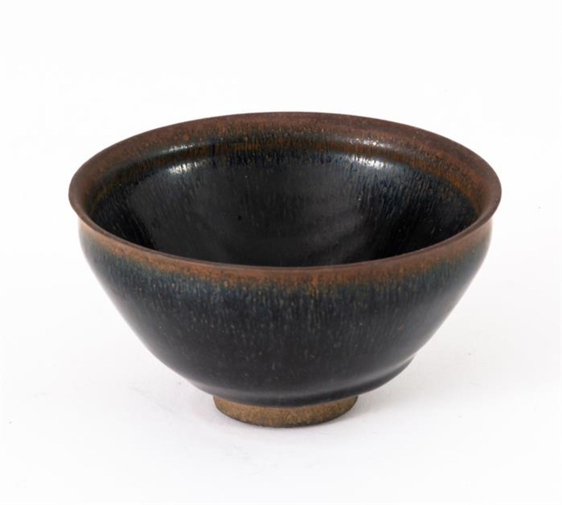 BLACK-BROWN CERAMIC BOWL