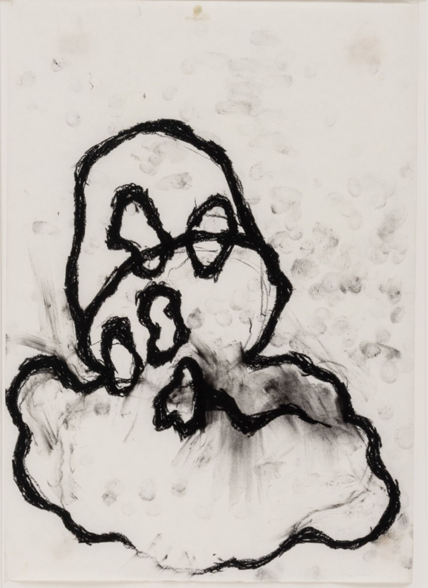 Hansjörg MARTI (1957), 2 Kompositionen, Kohle auf Papier - Bild 2 aus 3