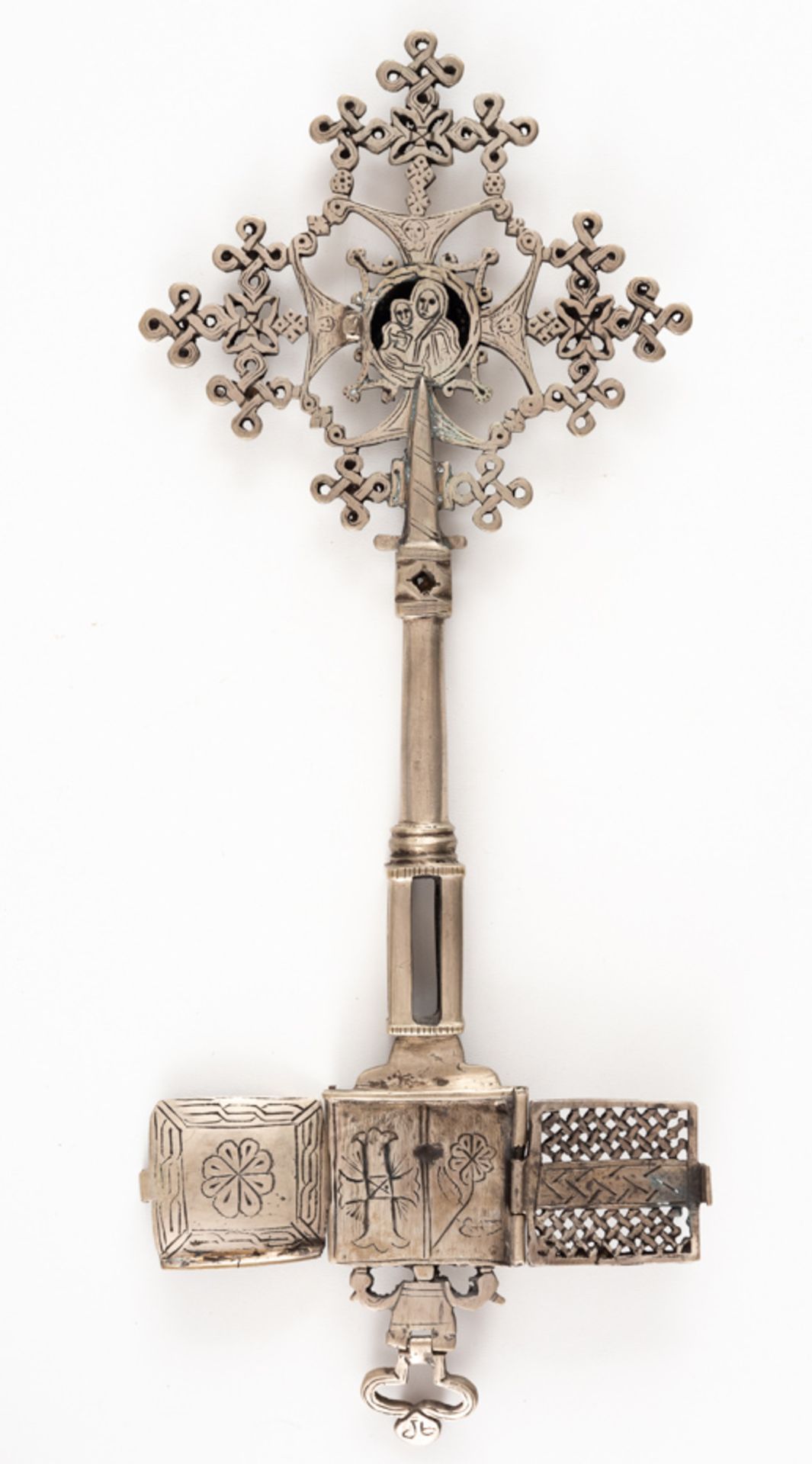 A COPTIC BENEDICTION CROSS - Image 2 of 2