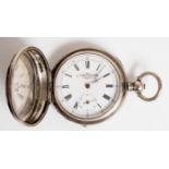 G. BOREL HUGUENIN SAVONETTE POCKET WATCH