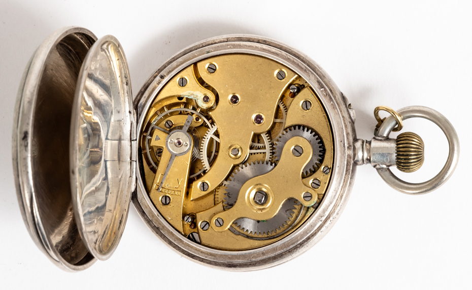 PAVEL BURE SAVONETTE POCKET WATCH 'FOR SPECIAL SHOOTING' - Image 3 of 3
