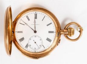 H. MOSER & CIE. SAVONETTE POCKET WATCH WITH QUARTER REPEATER ON BELLS