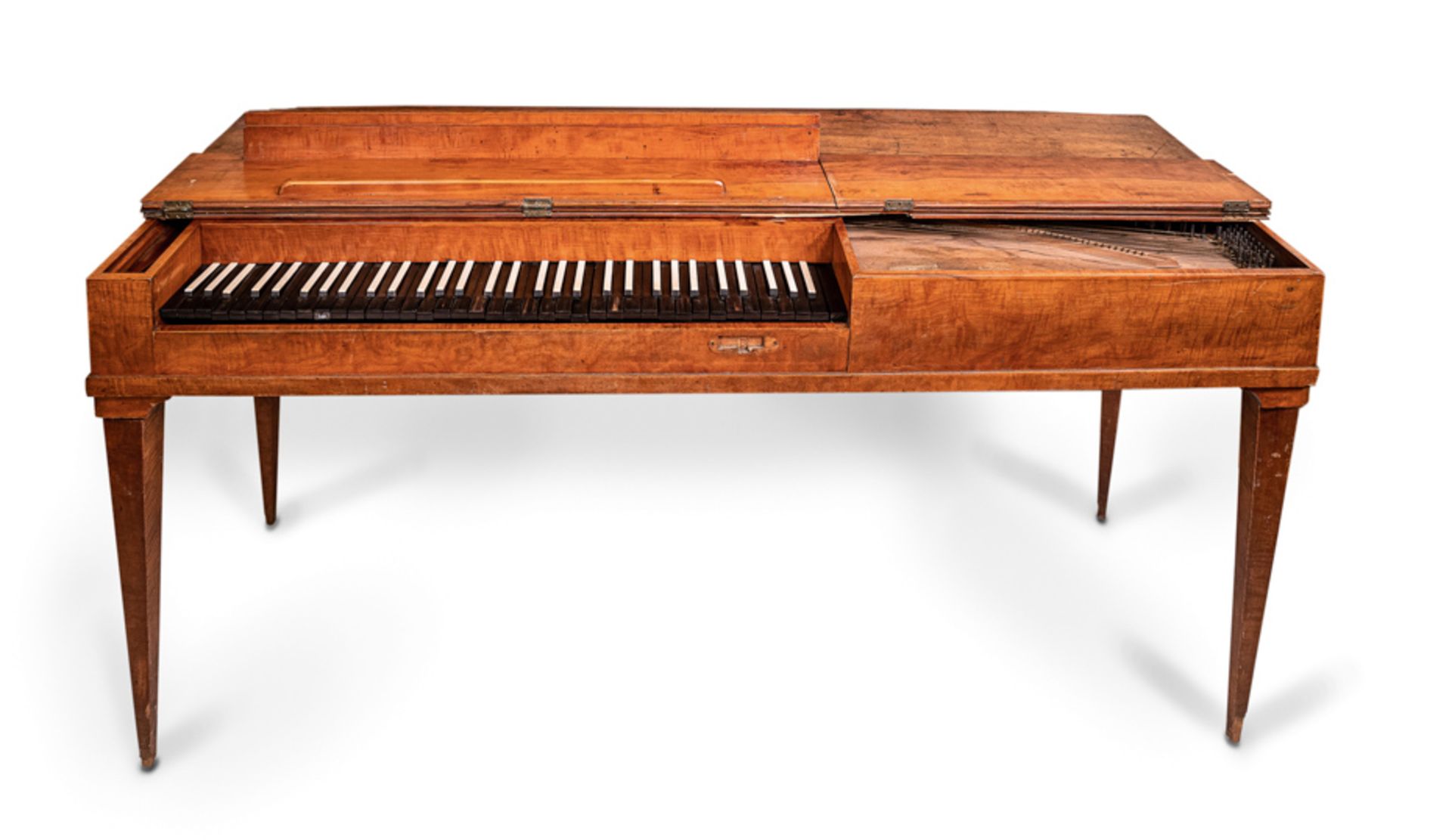 UNFRETTED GERMAN CLAVICHORD BY CHRISTOPH FRIEDRICH SCHMAHL, REGENSBURG 1805