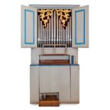 UNSIGNIERTE ITALIENISCHE ORGEL MIT ANGEHÄNGTEM PEDAL, EMILIA ROMAGNA UM 1700