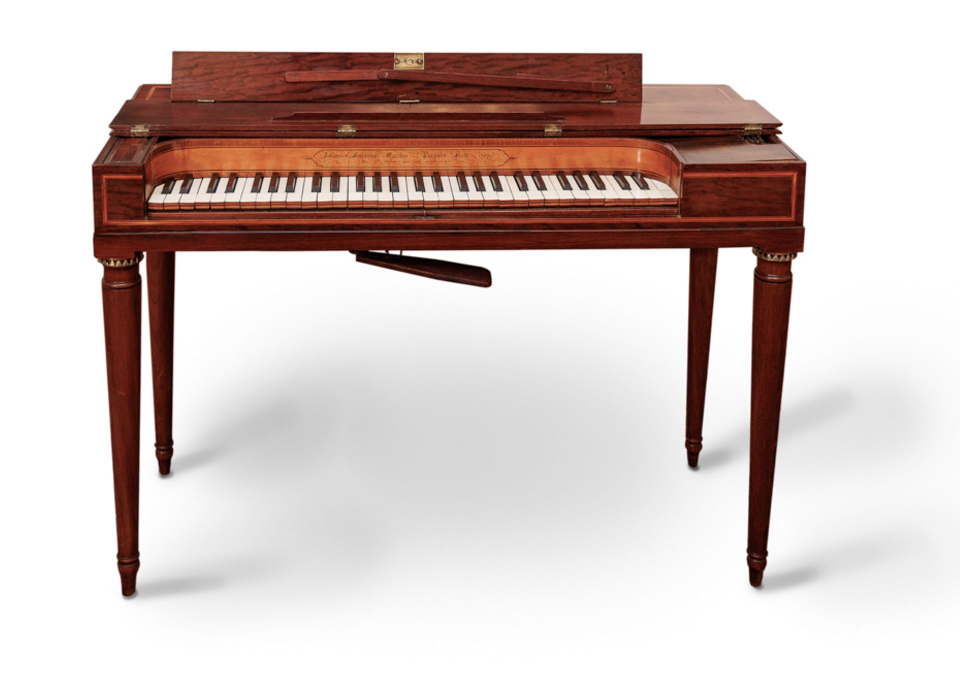 SMALL SQUAREPIANO BY JOHANNES KILIANUS MERCKEN, PARIS 1797