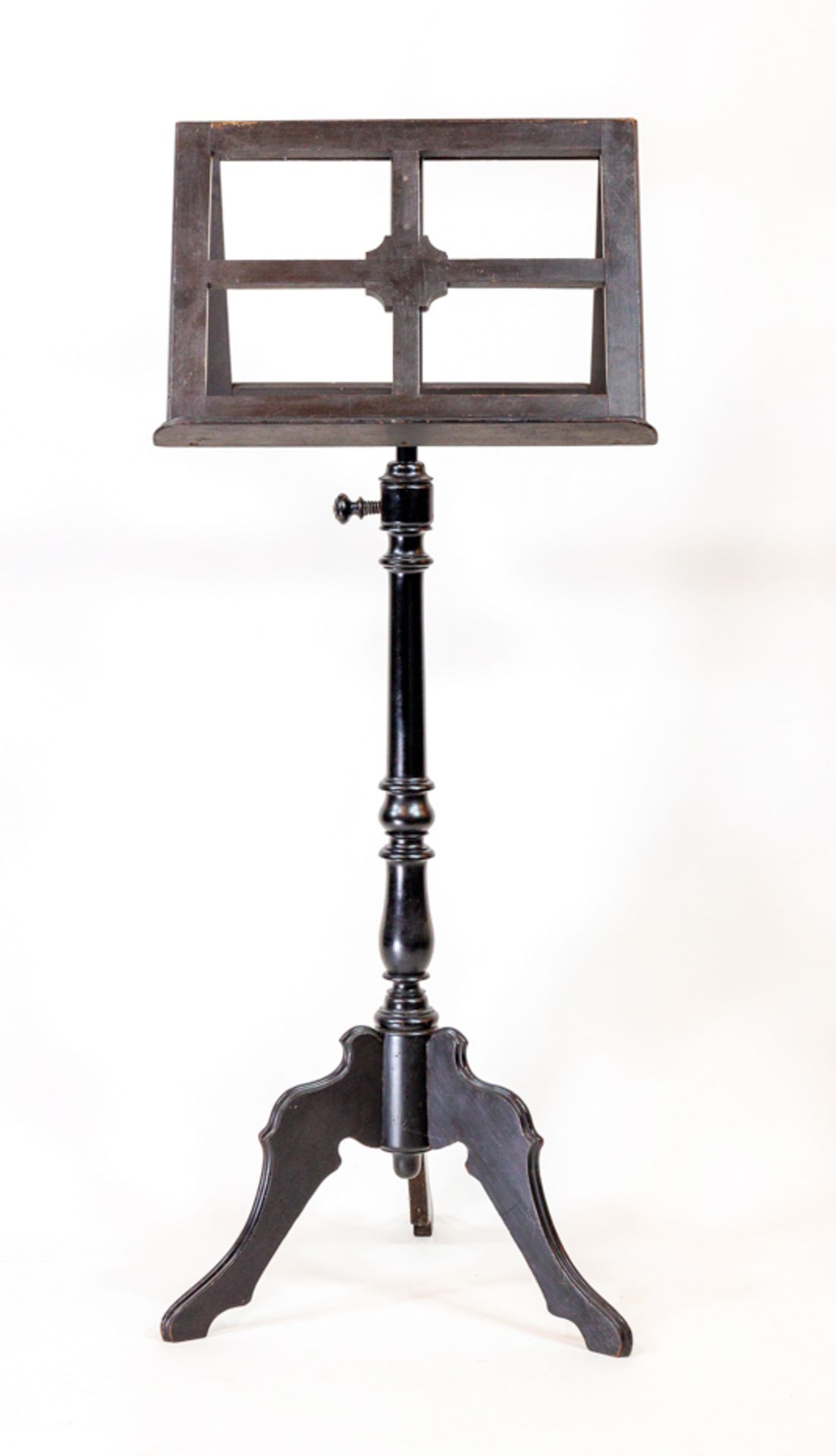 WOODEN DUETT MUSIC STAND, CIRCA 1860